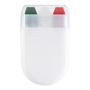Barra Pinta Caritas Mexicolor A3209 Blanco (Plastico / cera / A3209.01 / articulos promocionales)
