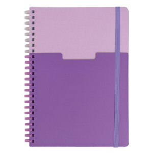 Libreta A5 de Espiral Suave Lego A3216 Morada (Carton / A3216.29 / articulos promocionales)