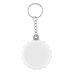 Llavero-destapador de Plastico Corcholata A3223 Blanco (Plastico abs / hierro / A3223.01 / articulos promocionales)