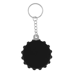 Llavero-destapador de Plastico Corcholata A3223 Negro (Plastico abs / hierro / A3223.02 / articulos promocionales)