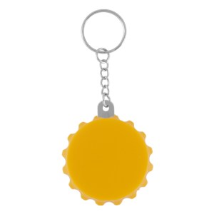 Llavero-destapador de Plastico Corcholata A3223 Amarillo (Plastico abs / hierro / A3223.07 / articulos promocionales)