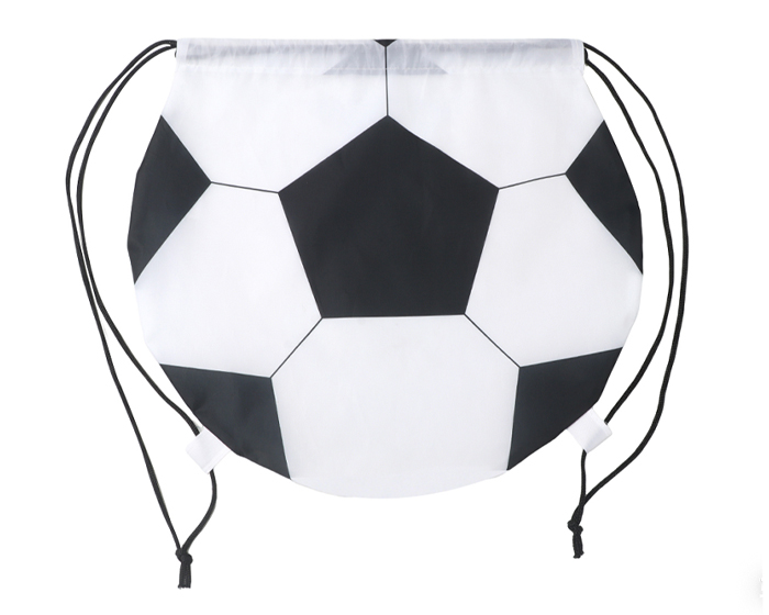 Morral de Soccer con Jaretas Tiquitaca A3232 Blanco (Poliester / A3232.01 / articulos promocionales)