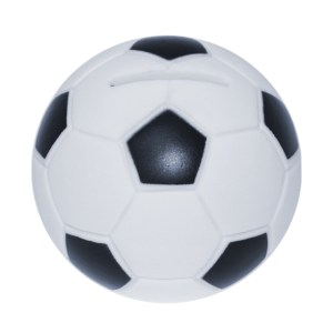 Alcancia de Plastico de Soccer Golazo A3236 Blanco (Plastico pvc / A3236.01 / articulos promocionales)