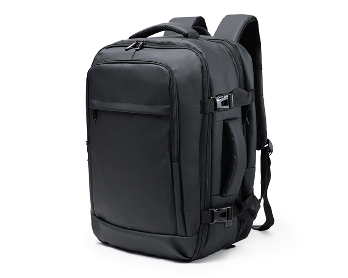 Mochila Ejecutiva Expandible Valley A3238 Negro (Tejido oxford 900d, con recubrimiento de pvc. / A3238.02 / articulos promocionales)