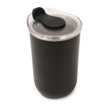 Termo Acero Inox / Plastico de 350 ml. Malva A3239 Negro (Exterior: plastico / interior: acero inoxidable / A3239.02 / articulos promocionales)