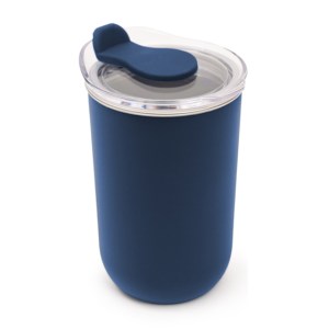 Termo Acero Inox / Plastico de 350 ml. Malva A3239 Azul Marino (Exterior: plastico / interior: acero inoxidable / A3239.11 / articulos promocionales)