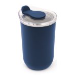 Termo Acero Inox / Plastico de 350 ml. Malva A3239 Azul Marino (Exterior: plastico / interior: acero inoxidable / A3239.11 / articulos promocionales)