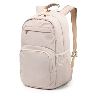 Mochila Backpack Porta Laptop Santa Fe A3244 Beige (Nylon 380 de alta resistencia / A3244.24 / articulos promocionales)