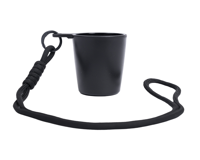Tequilero de Fibra de Trigo Shot A3253 Negro (Fibra de trigo / plastico pp / A3253.02 / articulos promocionales)