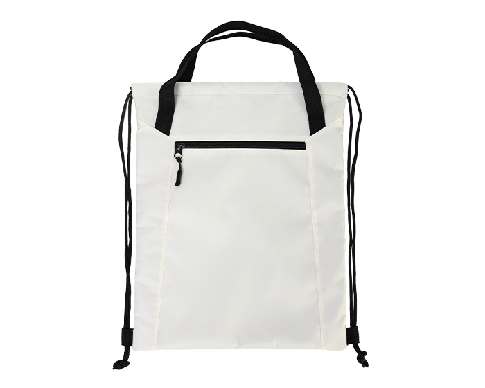 MORRAL CON ASAS TULA A3265 BLANCO (POLIESTER 290T / A3265.01 / ARTICULOS PROMOCIONALES)