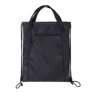 MORRAL CON ASAS TULA A3265 NEGRO (POLIESTER 290T / A3265.02 / ARTICULOS PROMOCIONALES)