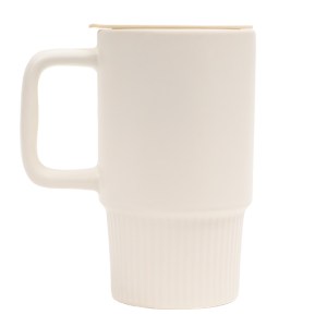 Tarro de Sublimacion 15 oz. con Tapa Magdalena A3269 Blanco (Ceramica / A3269.01 / articulos promocionales)
