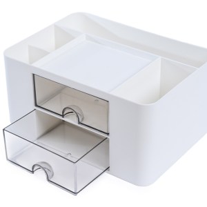 Organizador de Escritorio Rozz A3278 Blanco (Plastico ps / A3278.01 / articulos promocionales)