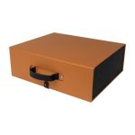 Accesorio Oficina Caja de Regalo Verne Cafe ACC 009 C Cafe (ACC009C - carton / curpiel - articulo promocional)