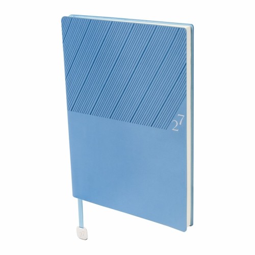 Semanal Agenda Semanal Clasica 2027 Azul AGCS 027 A Azul (AGCS027A - curpiel agenda / metal boligrafo - articulo promocional)