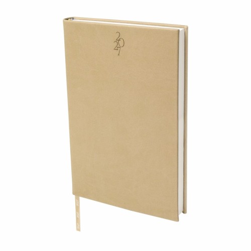 Diaria Agenda Diaria Clasica 2027 Beige AGD 027 BE Beige (AGD027BE - curpiel - articulo promocional)