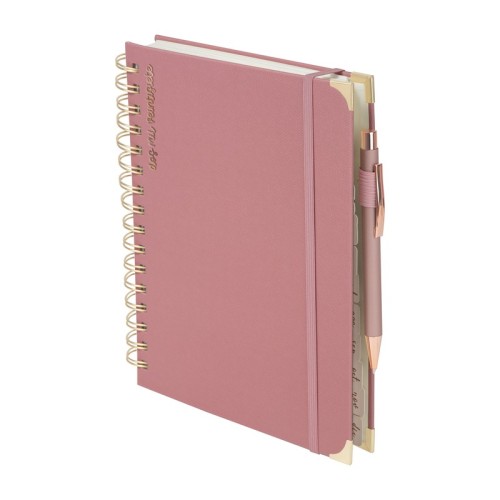 Semanal Agenda Semanal Unik 2027 Rosa AGN 027 P Rosa (AGN027P - curpiel agenda / metal y plastico boligrafo - articulo promocional)