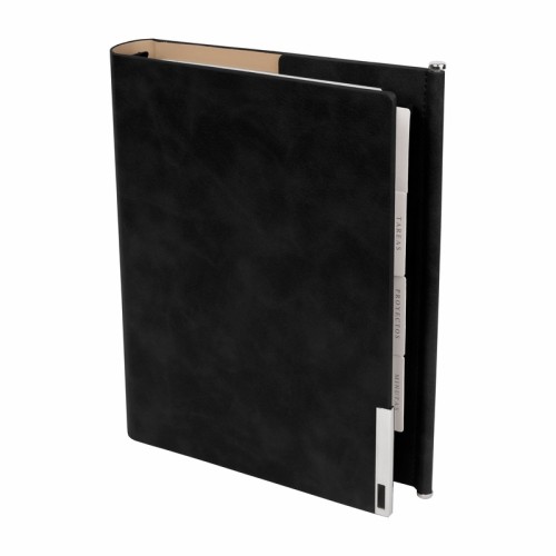 Semanal Agenda Semanal Premium 2027 Negro AGPR 027 N Negro (AGPR027N - curpiel agenda / metal boligrafo - articulo promocional)