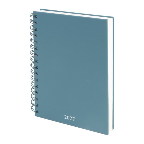 Diaria Agenda Diaria Lette 2027 Azul Cielo AGSP 027 AC Azul Cielo (AGSP027AC - curpiel agenda / metal boligrafo - articulo promocional)