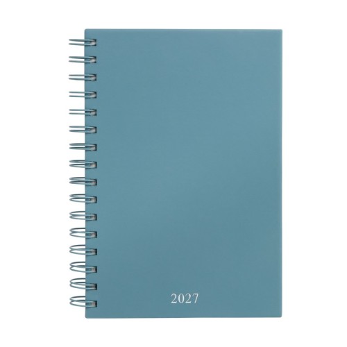 AGSP-027-AC_1 Diaria Agenda Diaria Lette 2027 Azul Cielo AGSP 027 AC Azul Cielo (AGSP027AC – curpiel agenda / metal boligrafo – articulo promocional)