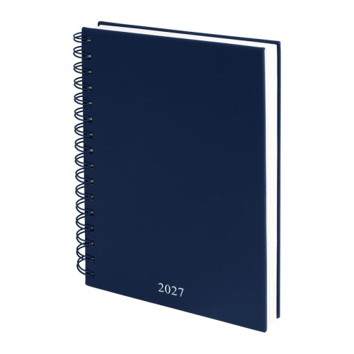 Diaria Agenda Diaria Lette 2027 Azul Marino AGSP 027 AM Azul Marino (AGSP027AM - curpiel agenda / metal boligrafo - articulo promocional)