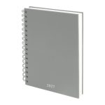 Diaria Agenda Diaria Lette 2027 Gris AGSP 027 G Gris (AGSP027G - curpiel agenda / metal boligrafo - articulo promocional)