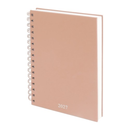 Diaria Agenda Diaria Lette 2027 Rosa AGSP 027 P Rosa (AGSP027P - curpiel agenda / metal boligrafo - articulo promocional)