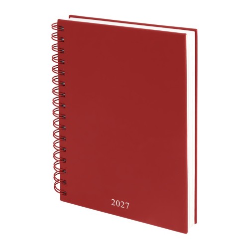 Diaria Agenda Diaria Lette 2027 Tinto AGSP 027 T Tinto (AGSP027T - curpiel agenda / metal boligrafo - articulo promocional)