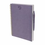 Semanal Agenda Semanal Terra 2027 Morado AGTS 027 M Morado (AGTS027M - curpiel agenda / metal y plastico boligrafo - articulo promocional)