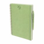 Semanal Agenda Semanal Terra 2027 Verde AGTS 027 V Verde (AGTS027V - curpiel agenda / metal y plastico boligrafo - articulo promocional)