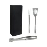 Bbq Set de Bbq Sejo BBQ 020 N Negro (BBQ020N - acero inoxidable utensilios - articulo promocional)