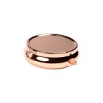 Accesorio Belleza Pastillero con Espejo. BE-016GD Rosa Metalico (BE016GD - articulo promocional)
