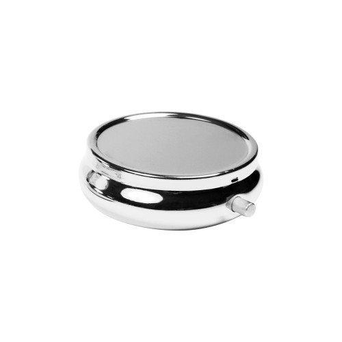 Accesorio Belleza Pastillero con Espejo. BE-016S Plata (BE016S - articulo promocional)