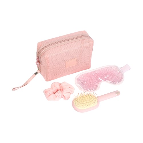 BE-089_01 Accesorio Belleza Juego de Belleza Khobi. BE-089RS Rosa Claro (BE089RS – articulo promocional)