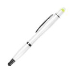 Articulo Escritura Boligrafo de Plastico Luki. BL-092B Blanco (BL092B - articulo promocional)