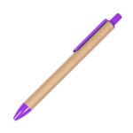 Articulo Escritura Boligrafo Ecologico Kufa. BL-097M Morado (BL097M - articulo promocional)
