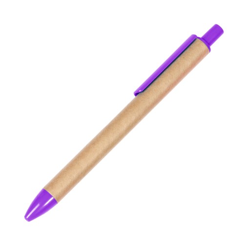 Articulo Escritura Boligrafo Ecologico Kufa. BL-097M Morado (BL097M - articulo promocional)