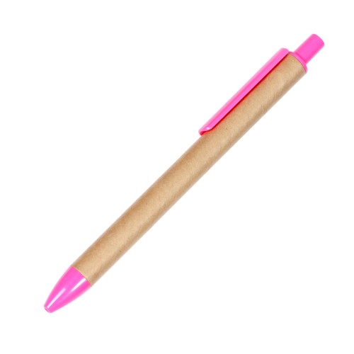 Articulo Escritura Boligrafo Ecologico Kufa. BL-097RS Rosa Claro (BL097RS - articulo promocional)