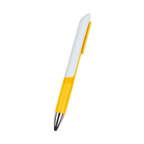 BL-109_01-5 Articulo Escritura Boligrafo de Plastico Kord. BL-109Y Amarillo (BL109Y – articulo promocional)
