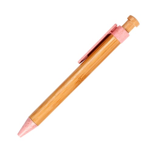 Articulo Escritura Boligrafo de Bambu Jena. BL-111RS Rosa Claro (BL111RS - articulo promocional)