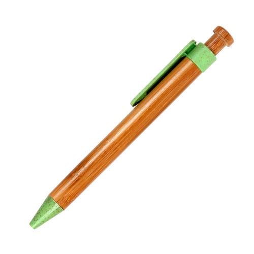 Articulo Escritura Boligrafo de Bambu Jena. BL-111V Verde (BL111V - articulo promocional)