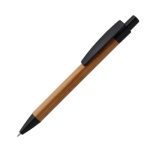 Articulo Escritura Boligrafo de Bambu Malaga. BL-126N Negro (BL126N - articulo promocional)
