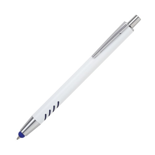 Articulo Escritura Boligrafo de Aluminio Blanco Forli. BL-129A Azul (BL129A - articulo promocional)