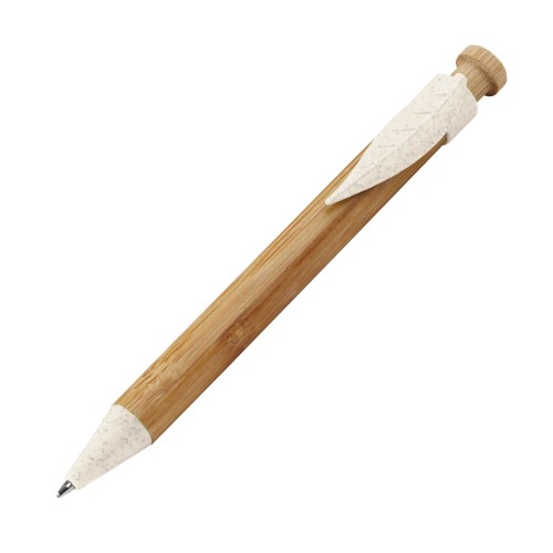 Articulo Ecologico Boligrafo de Bambu Tudela. BL-139BE Beige (BL139BE - articulo promocional)