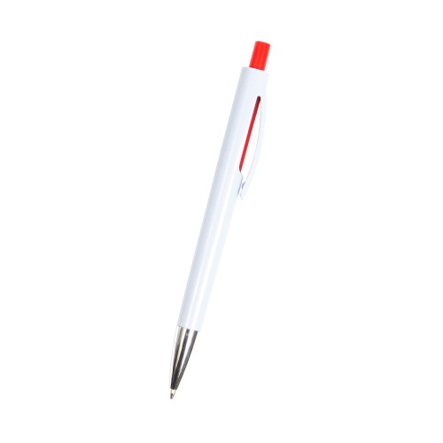 BL-186_01-1 Articulo Escritura Boligrafo Habo. BL-186R Rojo (BL186R – articulo promocional)