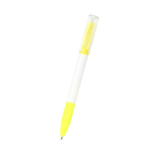 BL-210_01-2 Articulo Escritura Boligrafo Skikda. BL-210Y Amarillo (BL210Y – articulo promocional)