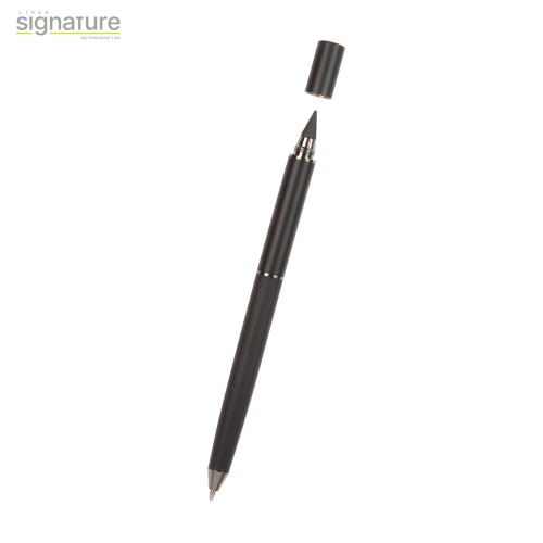 BL-219_08-1 Articulo Escritura Boligrafo Bais. BL-219B Blanco (BL219B – articulo promocional)