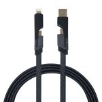 Cargador Cable Nopus Negro CEL 068 N Negro (CEL068N - plastico / metal - articulo promocional)