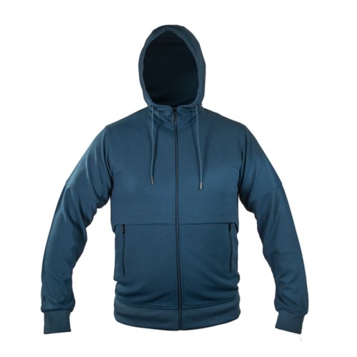 CHM-017-A_1-1 Chamarra Sudadera Urban Azul Talla L CHM 017 A-L Azul (CHM017A-L – poliester / spandex – articulo promocional)
