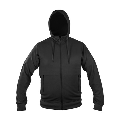 CHM-017-N_1-4 Chamarra Sudadera Urban Negro Talla Xxl CHM 017 N-XXL Negro (CHM017N-XXL – poliester / spandex – articulo promocional)